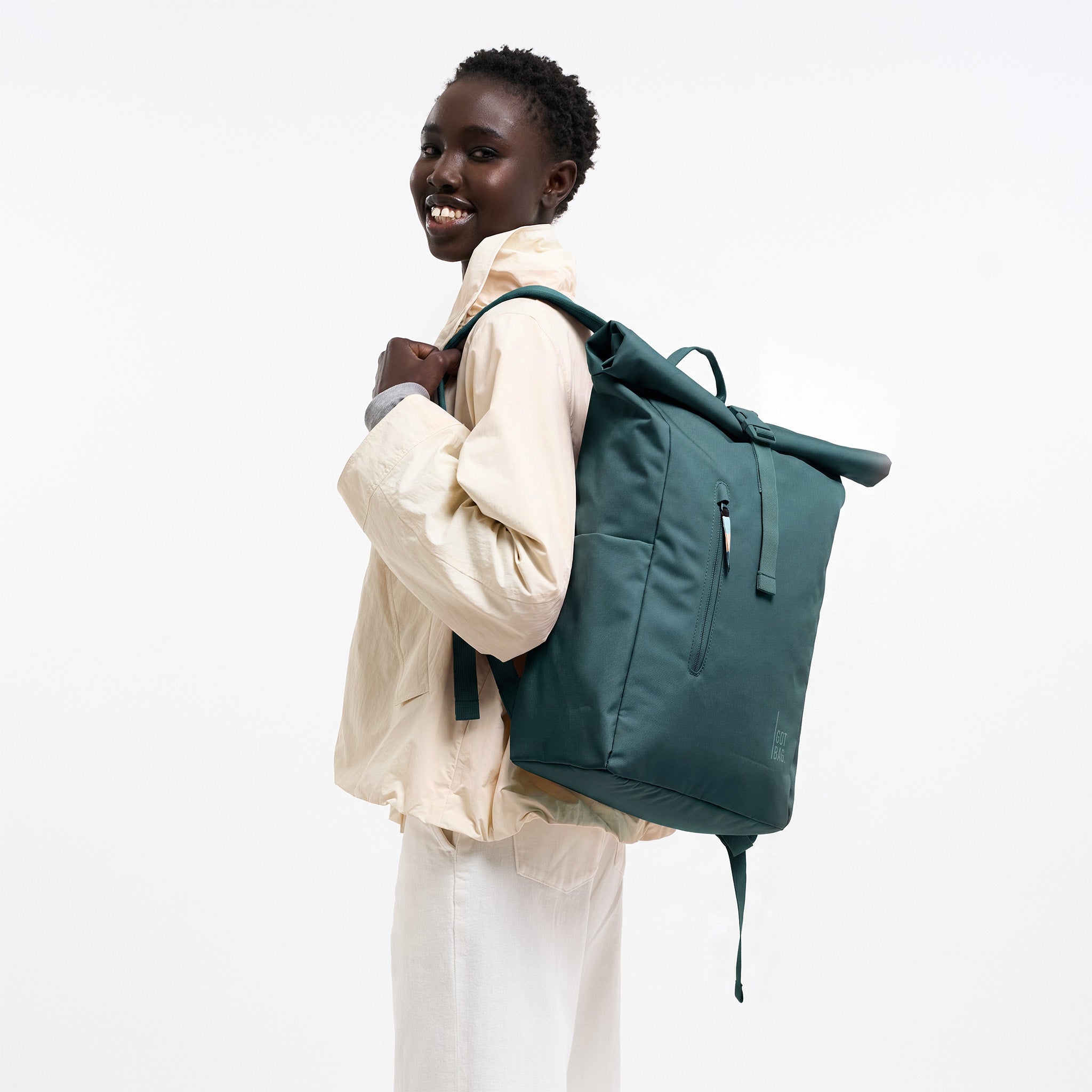 GOT BAG Rolltop Easy Monochrome Sea Teal