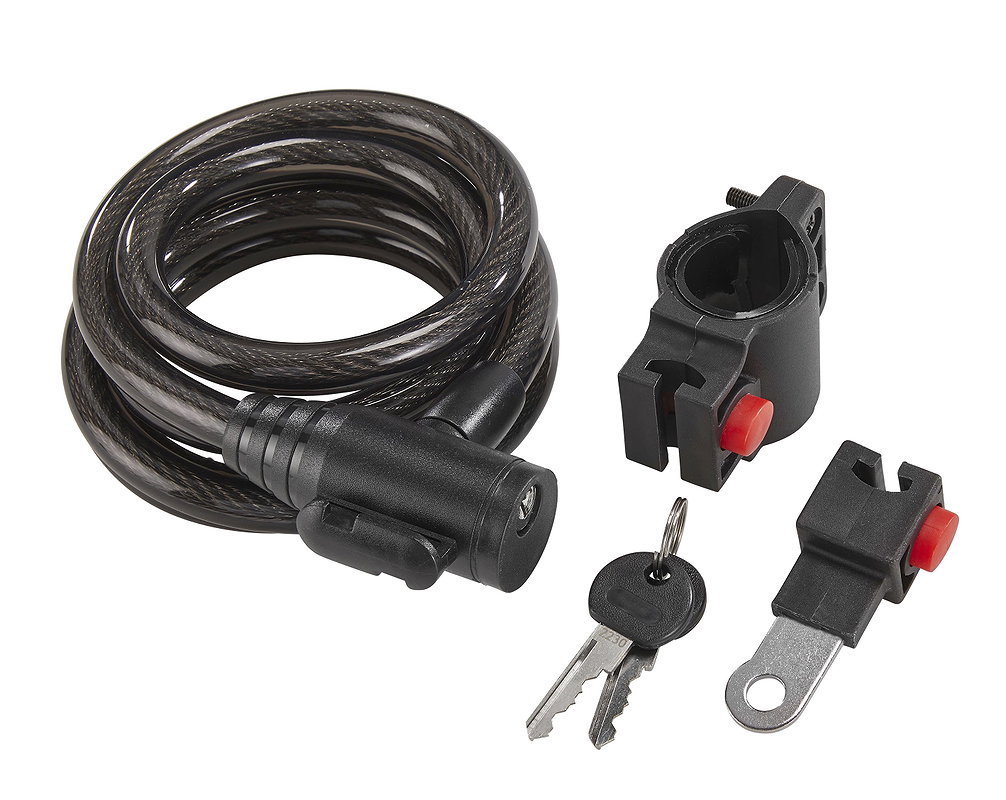 MATRIX Spiralkabelschloss SPS 1810 12 mm schwarz 180 cm EVP