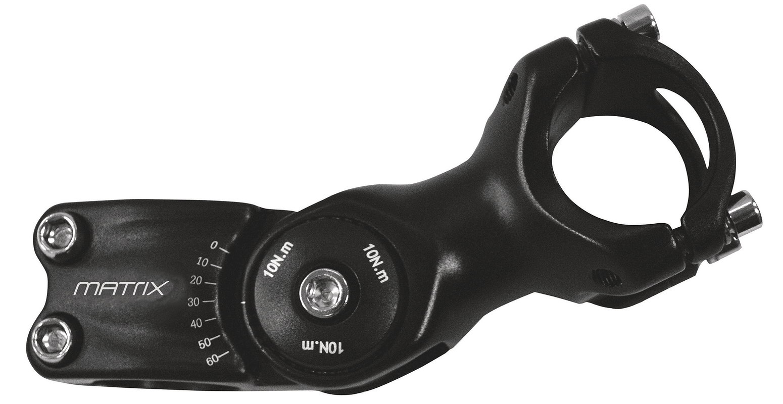 MATRIX Ahead-Vorbau ST16 Alu 95 mm schwarz-matt 31,8 mm 1 1/8" 0- +60°