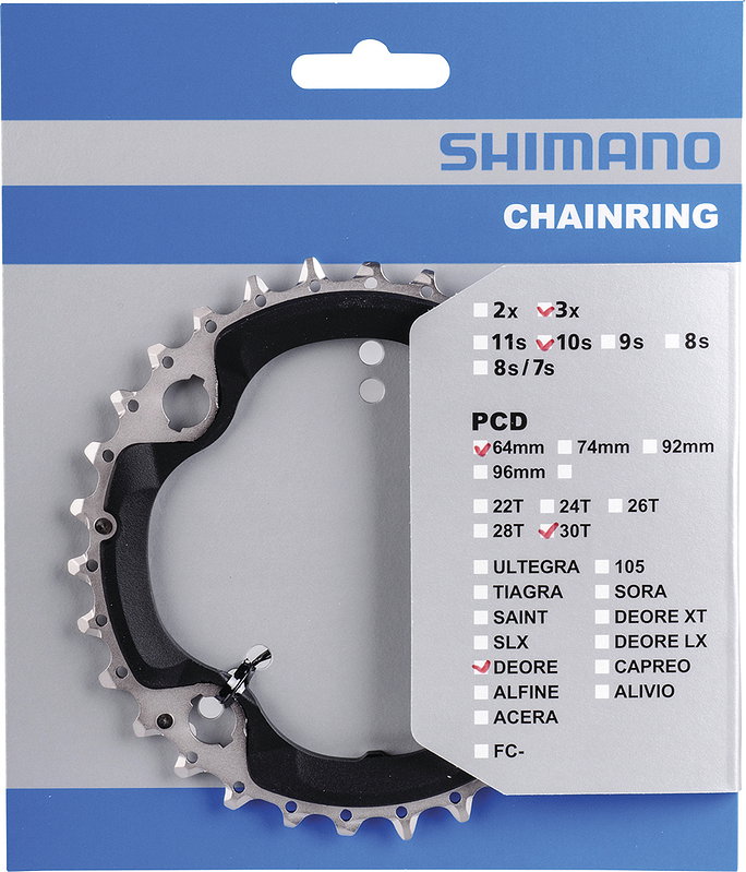 Shimano Kettenblatt Deore FCM6000 30 Zähne Y1WC98010