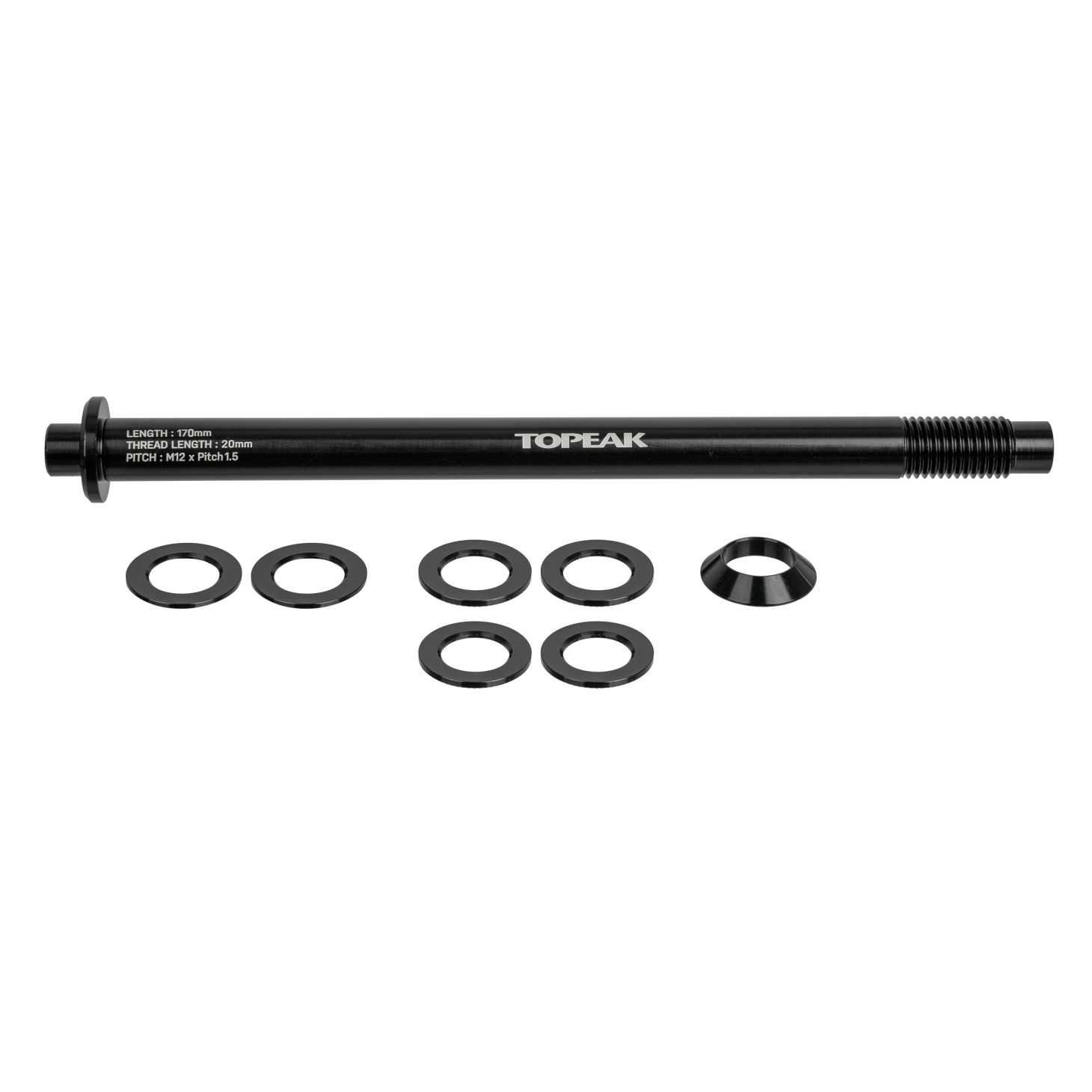 Topeak Zi:RAK Thru-Axle 12 x 1.5mm