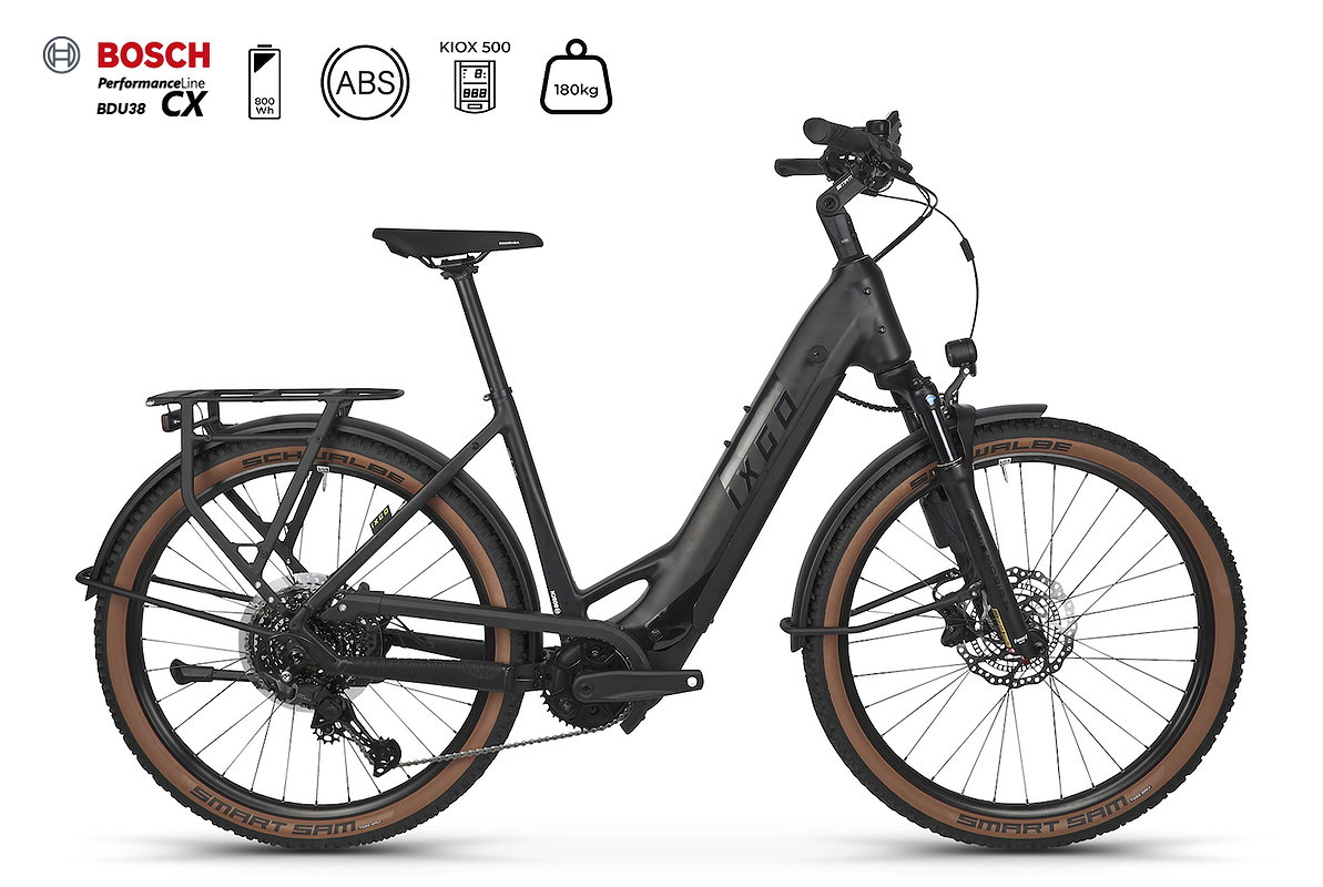 IXGO MT-E FIVE + 800 Wave 27,5" cinder black