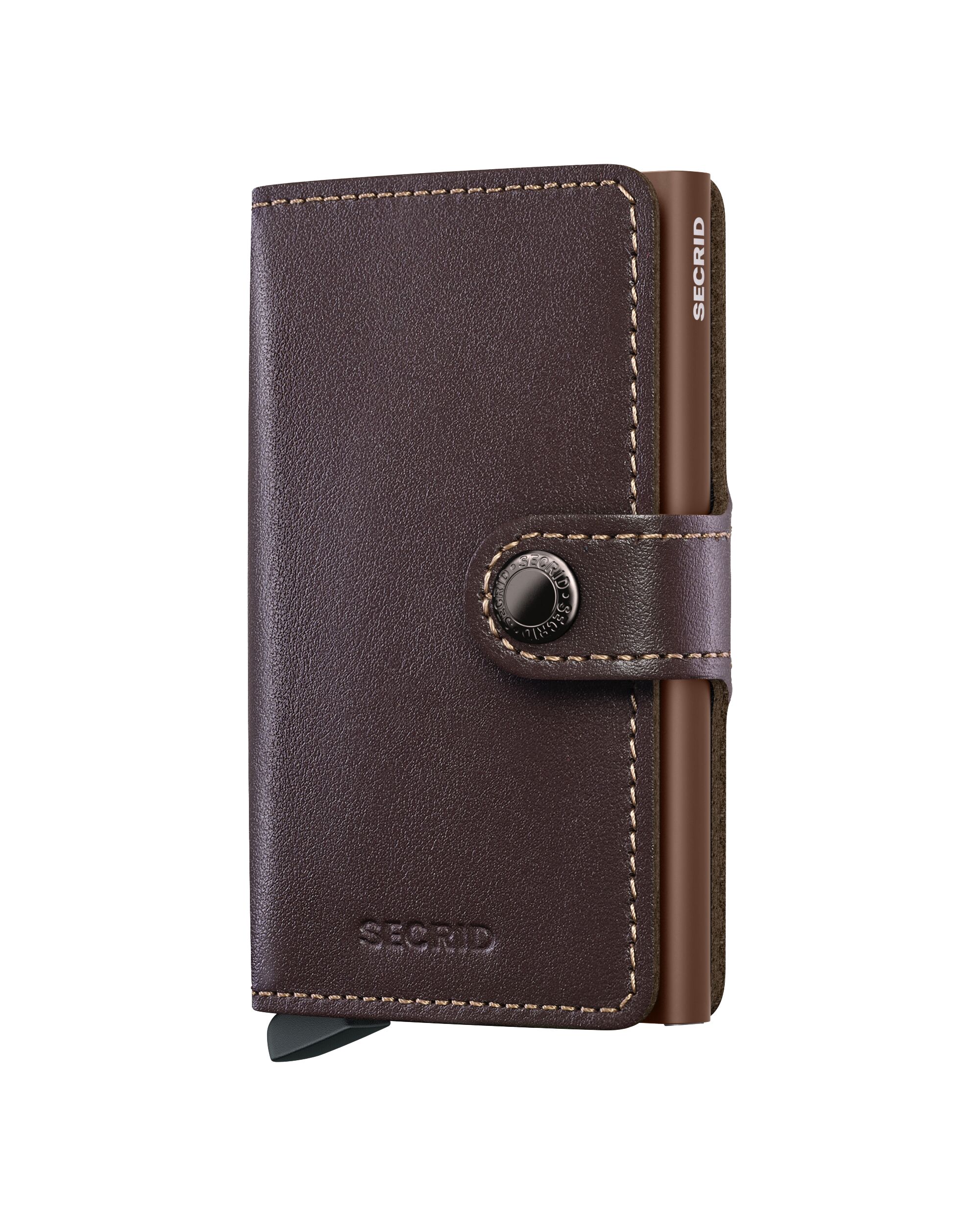 Secrid Miniwallet Original Chocolate – Vorderansicht