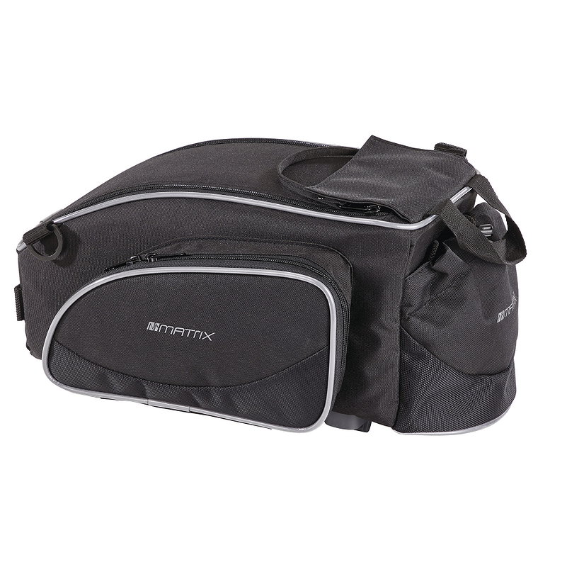 MATRIX Gepäckträgertasche XL Snapit schwarz