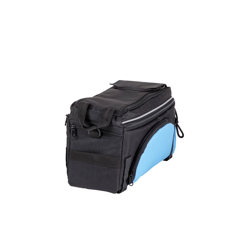 MATRIX Gepäckträgertasche schwarz/blau
