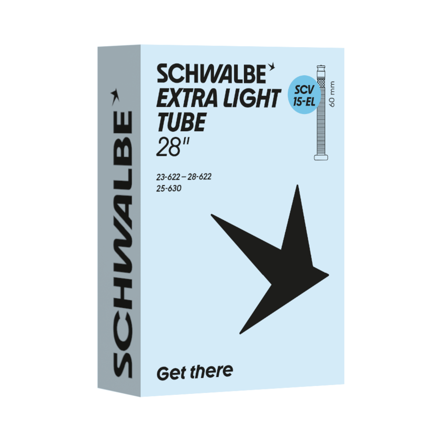 Schwalbe Fahrradschlauch Extra Light SCV15L-EL Nr.15  23" Extra Light SCV 60 mm 23/28-622/ 630
