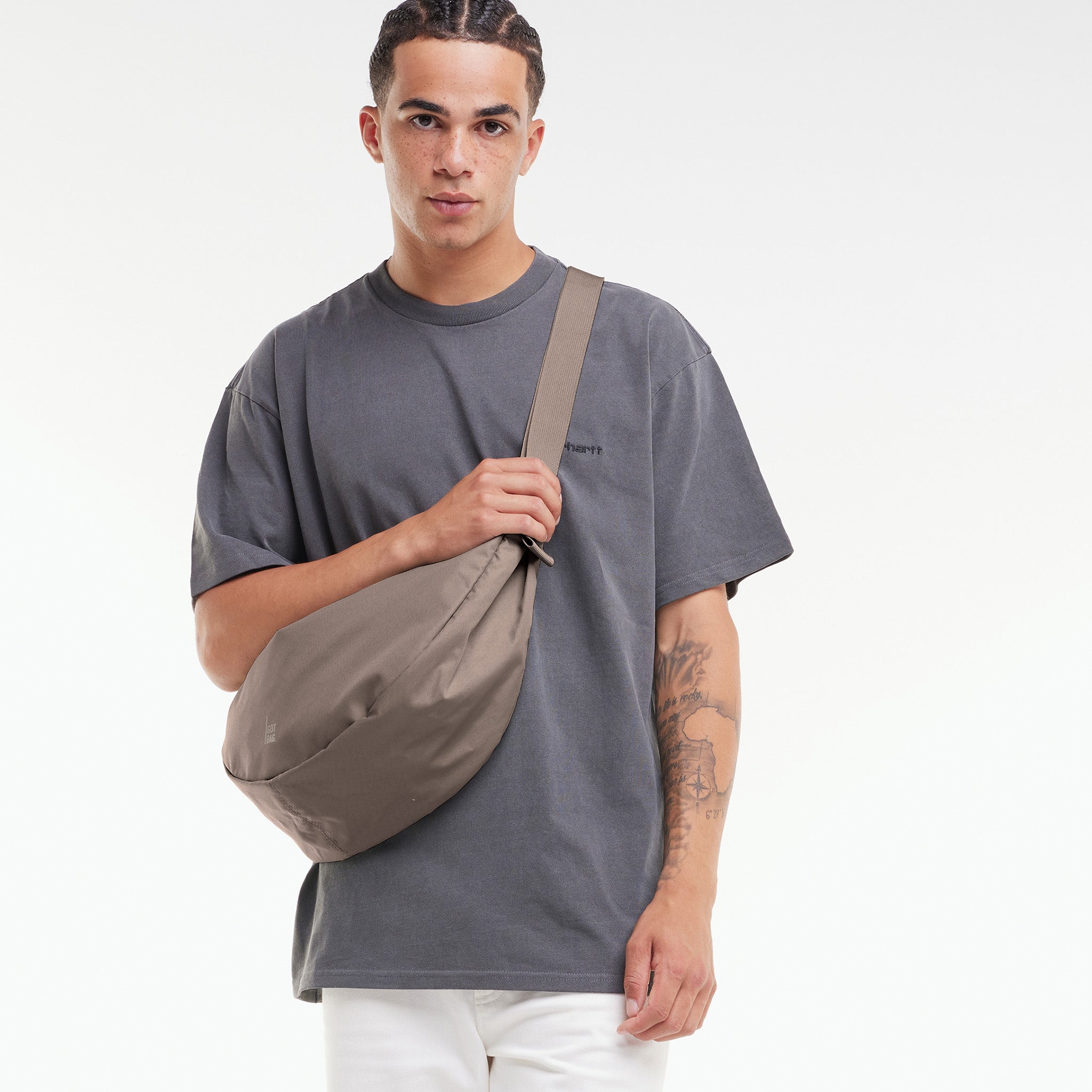 GOT BAG Moon Bag Large Monochrome Oyster