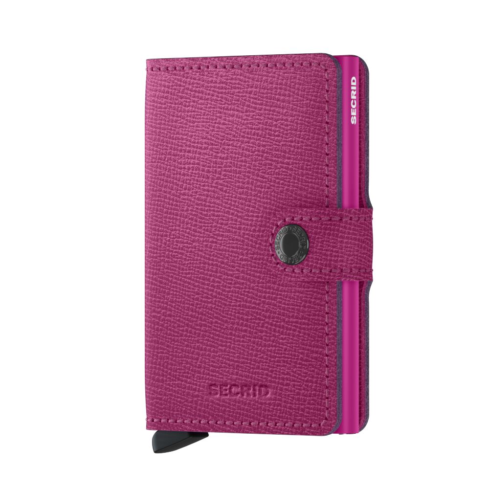 Secrid Miniwallet Crisple Fuchsia – Vorderansicht