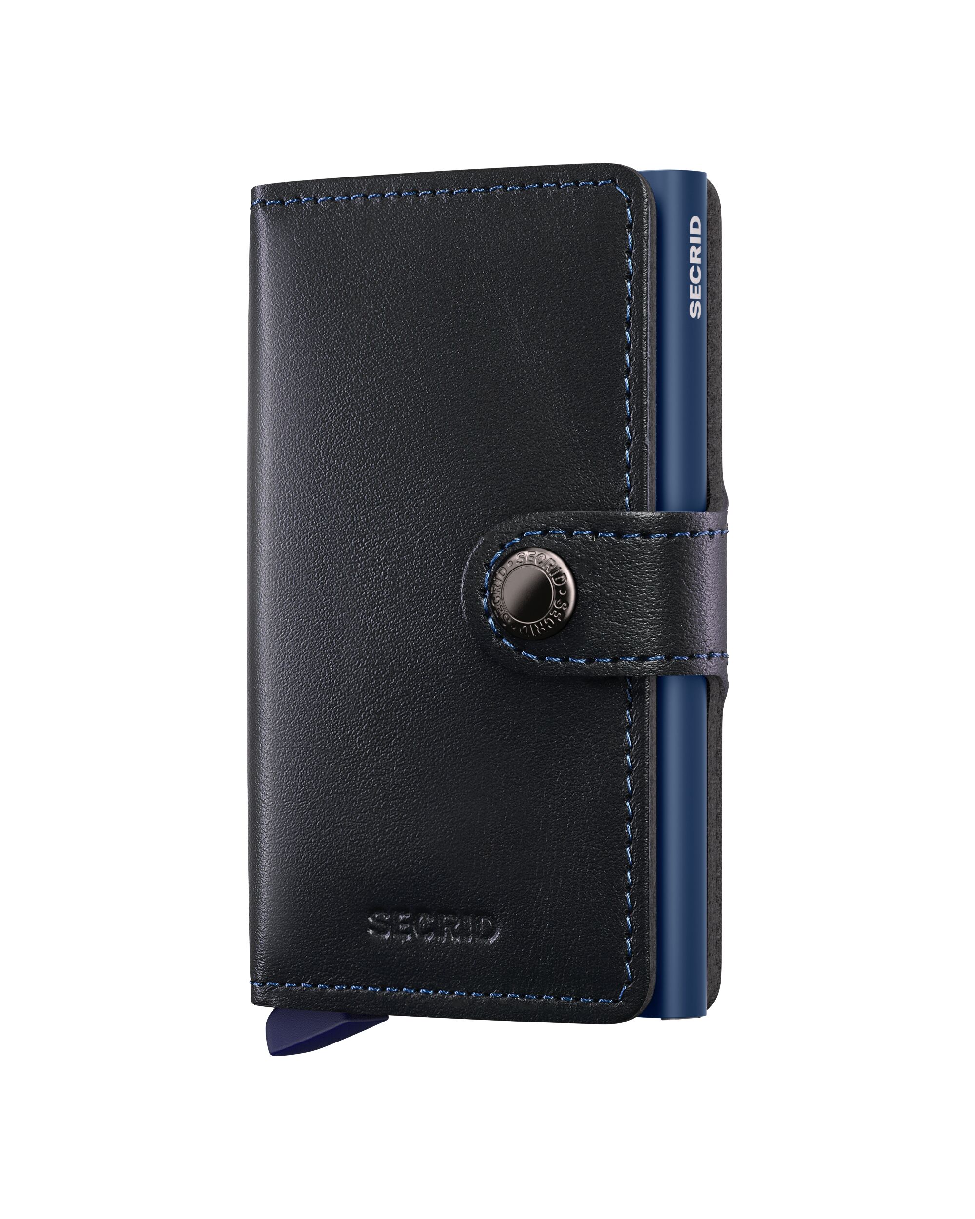 Secrid Miniwallet Original Black-Navy – Vorderansicht