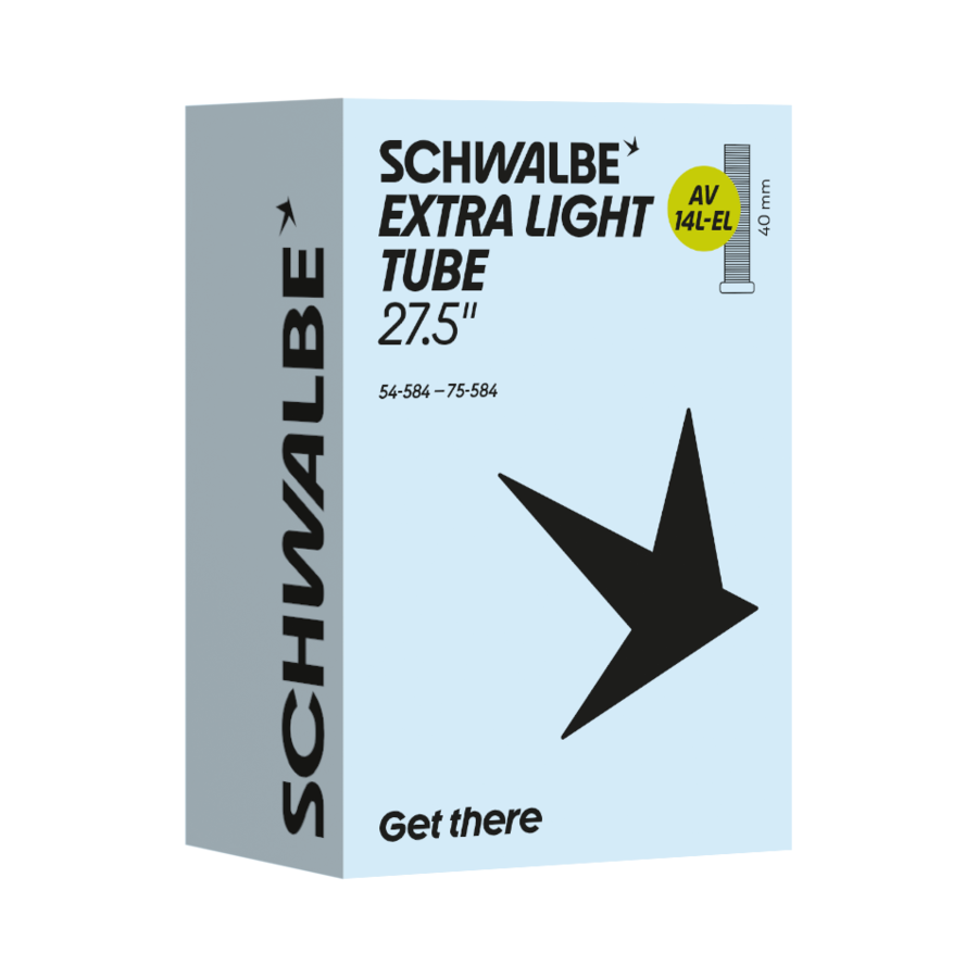 Schwalbe Fahrradschlauch Extra Light Nr. 14L-EL 27,5" AV 40 mm 54/75-584