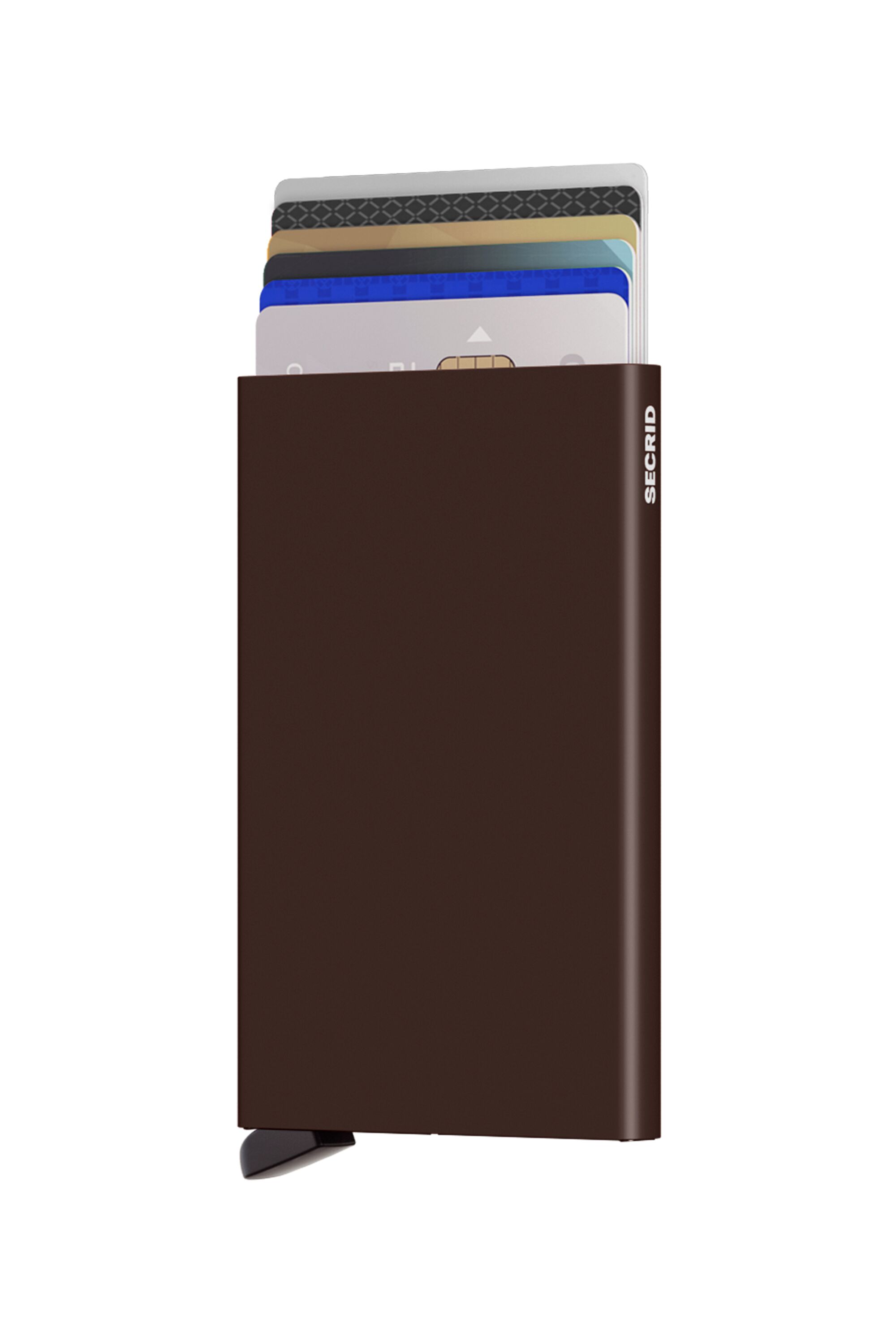 Secrid Cardprotector Brown – mit Karten
