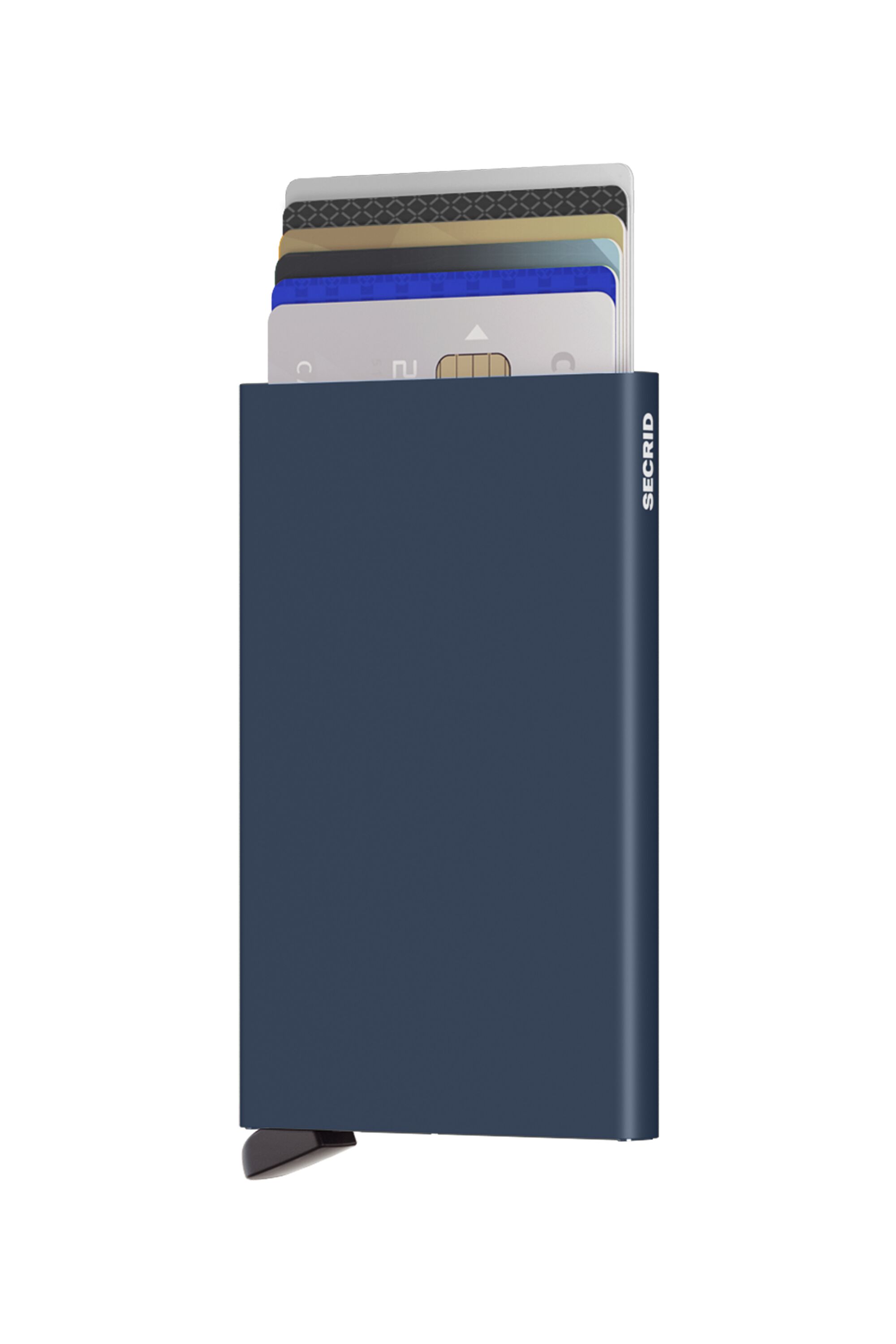 Secrid Cardprotector Navy – mit Karten