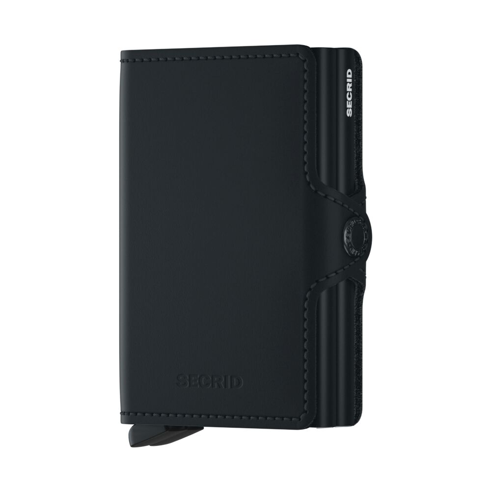 Secrid Twinwallet Matte Black – Vorderansicht