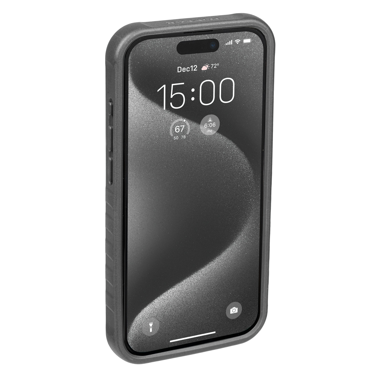 Topeak RideCase iPhone 15 Pro, Black/Gray, ohne Halter