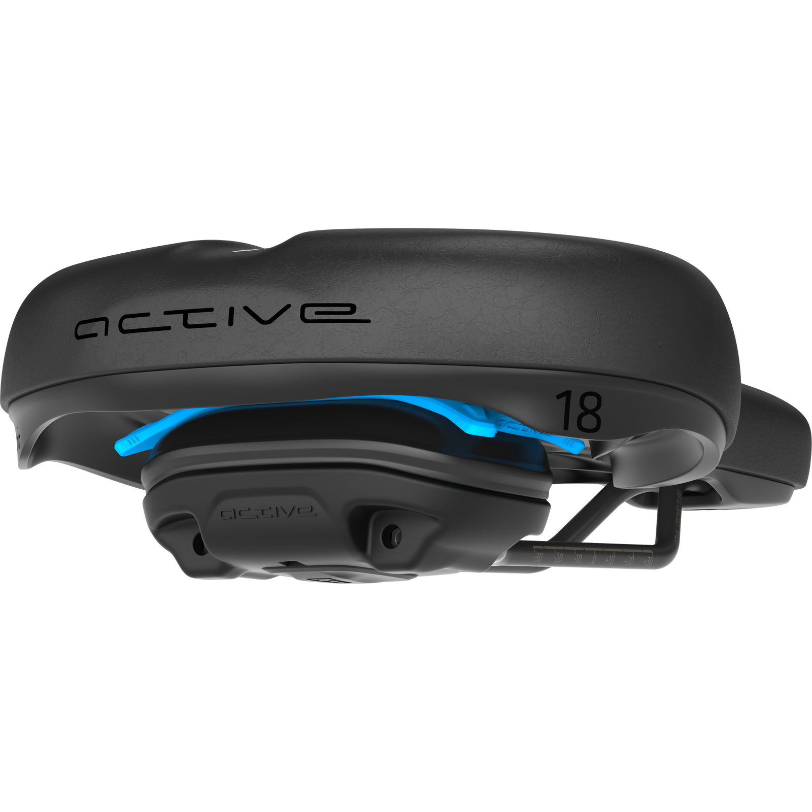 SQlab City Sattel 621 M-D Active 2.1 – Ansicht schräg hinten