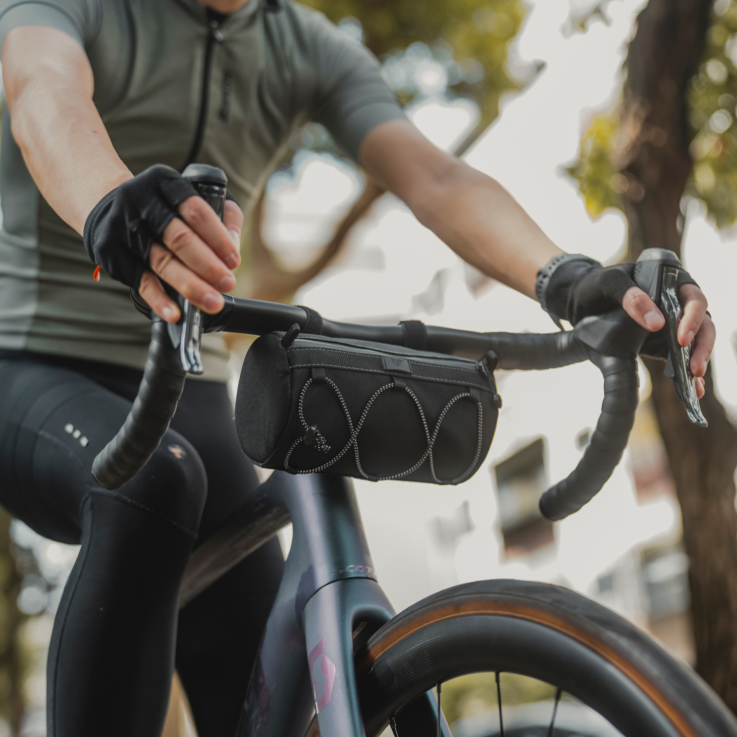 Topeak Tubular BarBag Slim, Black