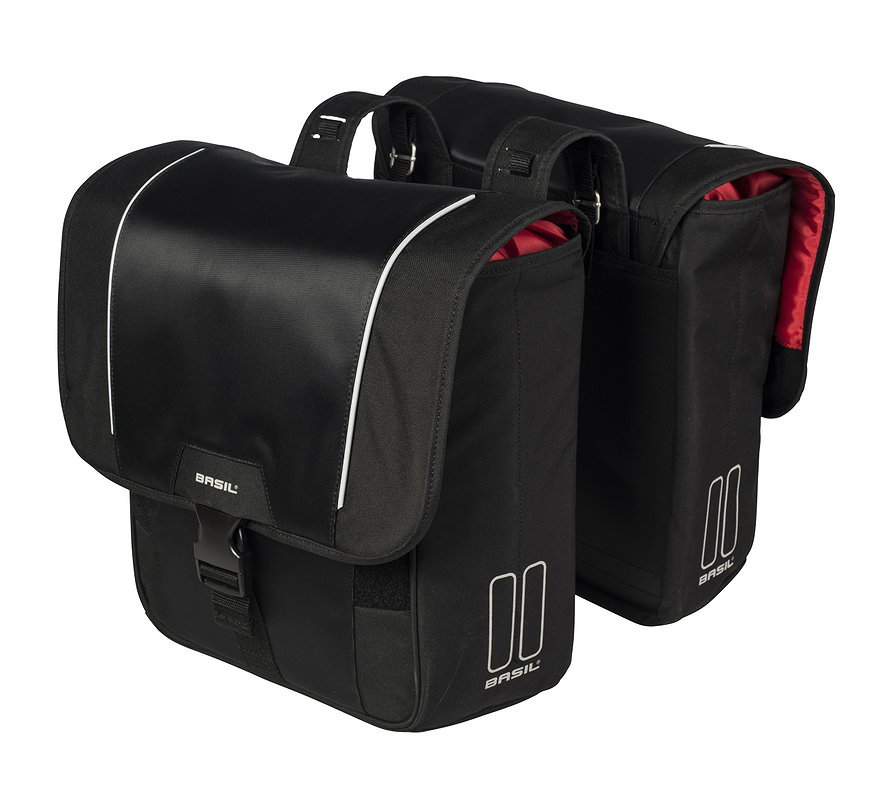 Basil Doppelpacktasche Sport Design schwarz