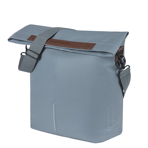 Basil Einzeltasche City Fahrradshopper graphitblau