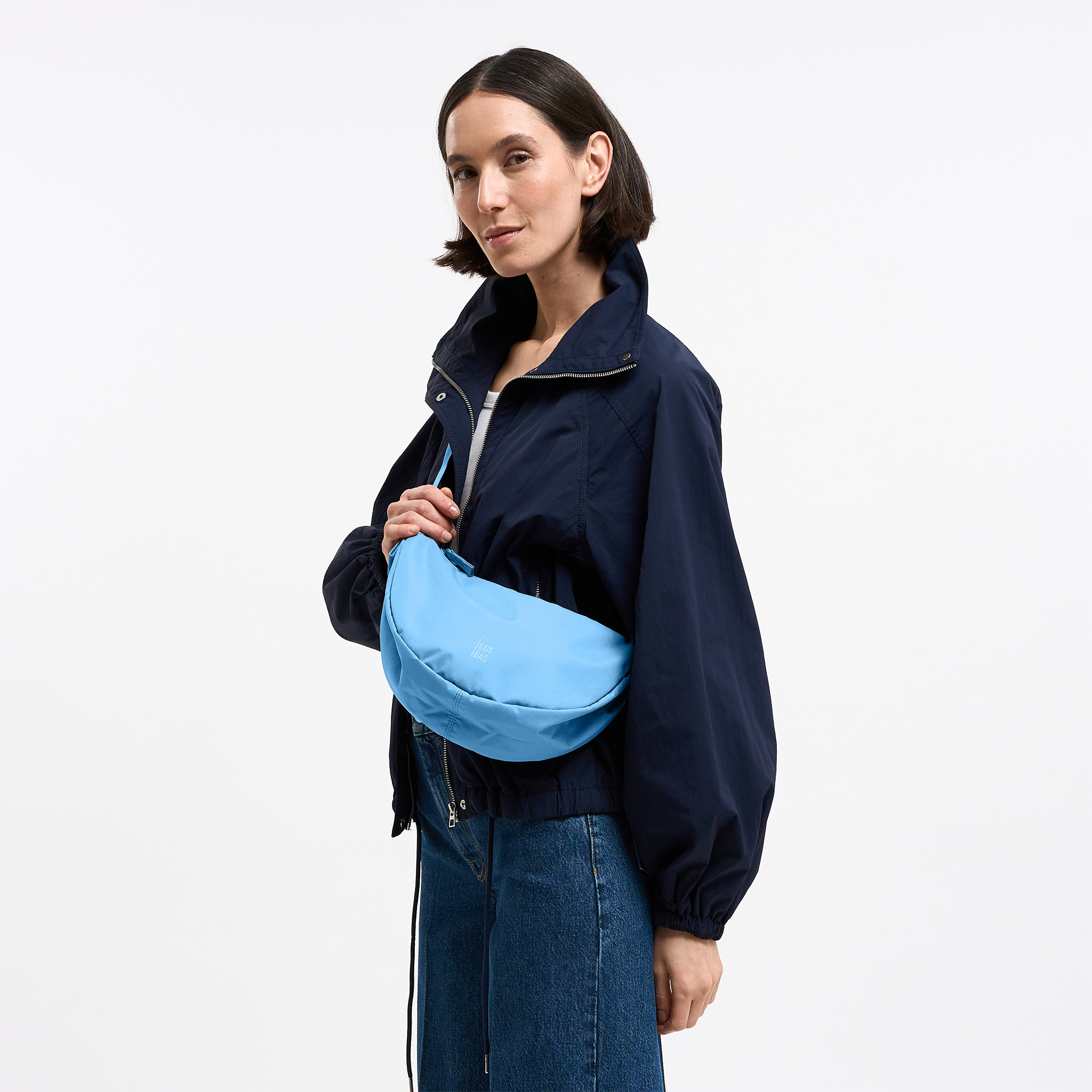 GOT BAG Moon Bag Small Monochrome Aqua