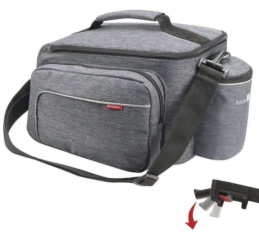 Rixen & Kaul Gepäckträgertasche Rackpack Sport grau