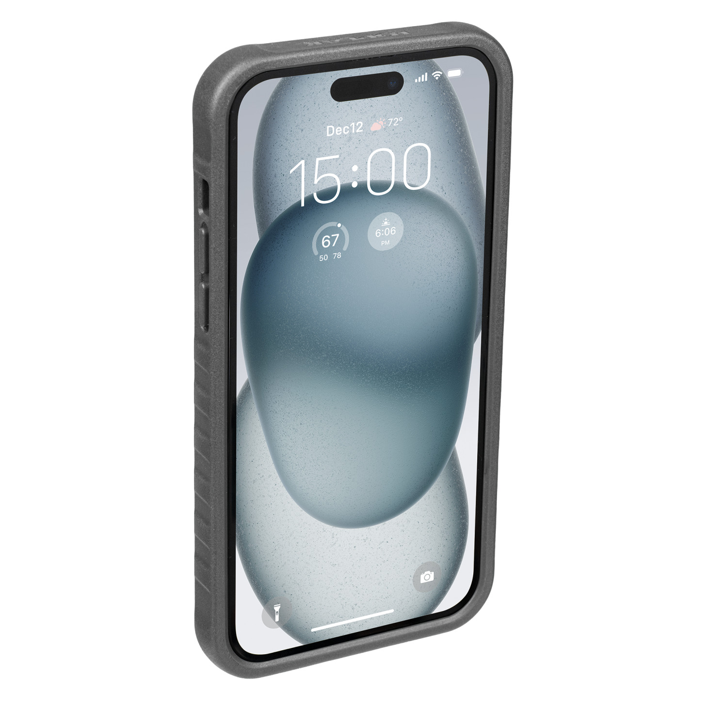 Topeak RideCase iPhone 15 Plus, Black/Gray, ohne Halter