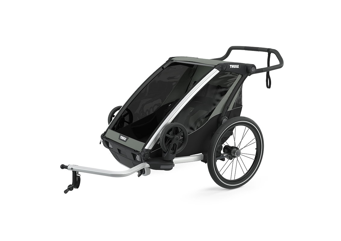 Thule Kinderanhaenger Chariot Lite 2 Sitzer agave gruen