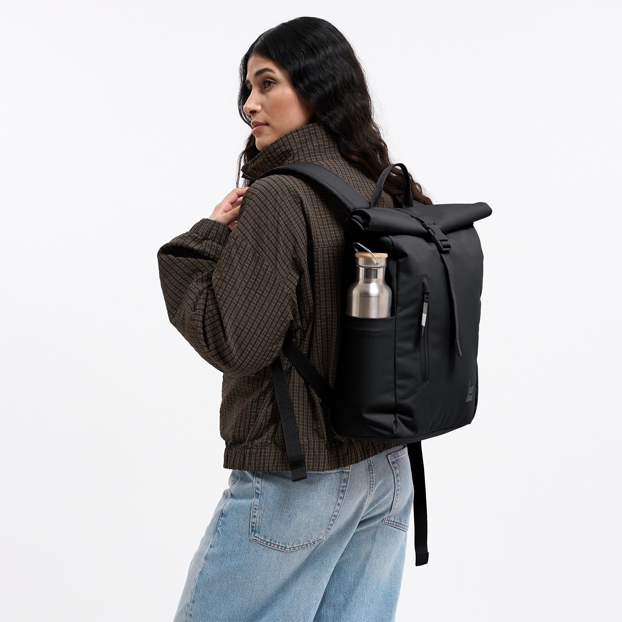 GOT BAG Rolltop Easy Small Monochrome Black