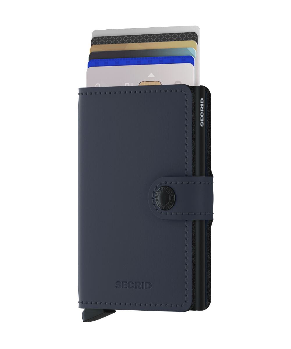 Secrid Miniwallet Matte Nightblue – mit Karten