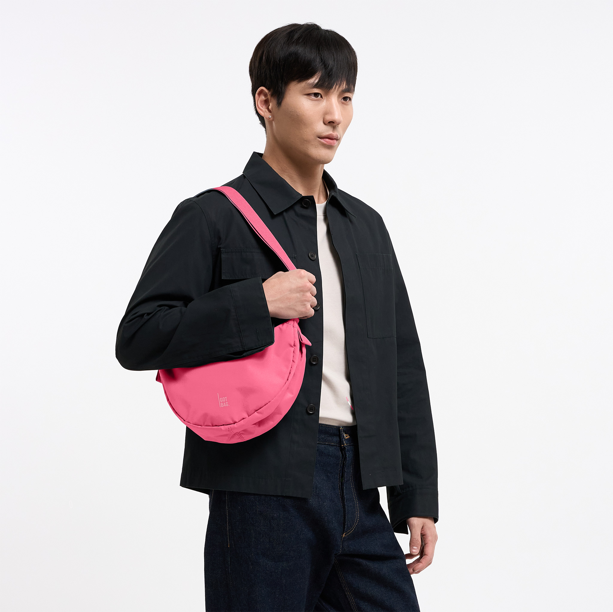 GOT BAG Moon Bag Small Monochrome Salina Pink