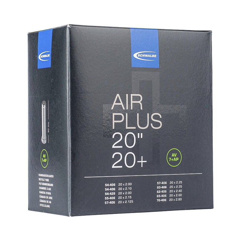 Schwalbe Fahrradschlauch AV Ventil Air Plus Nr. 7AP 40 mm 54/70-406