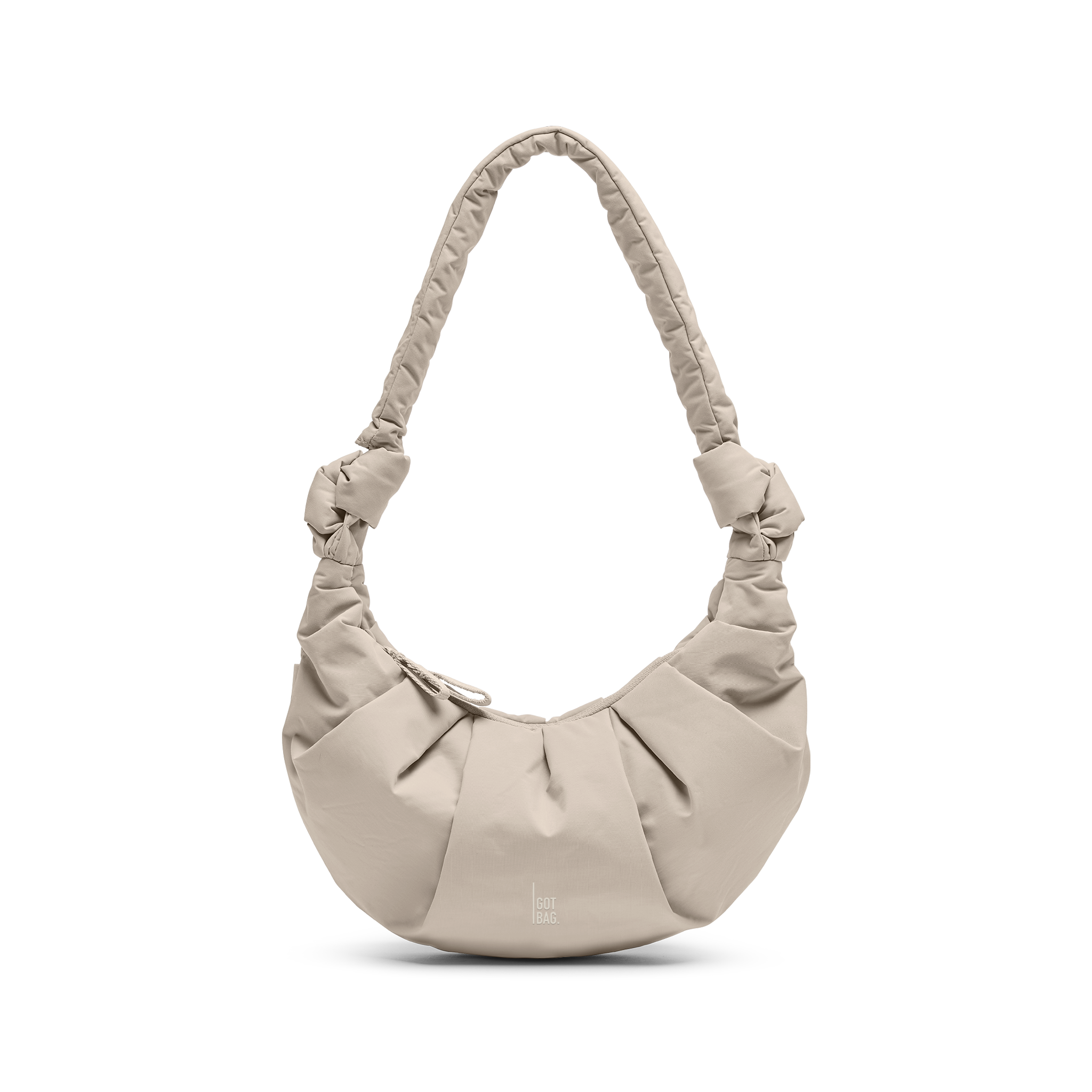 GOT BAG Pleat Moon Bag Small Scallop