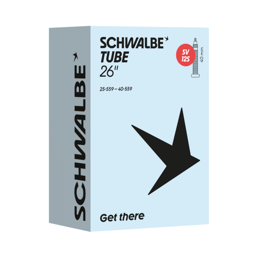 Schwalbe Fahrradschlauch SV Ventil Nr. 12S 26" 40 mm 25/40-559