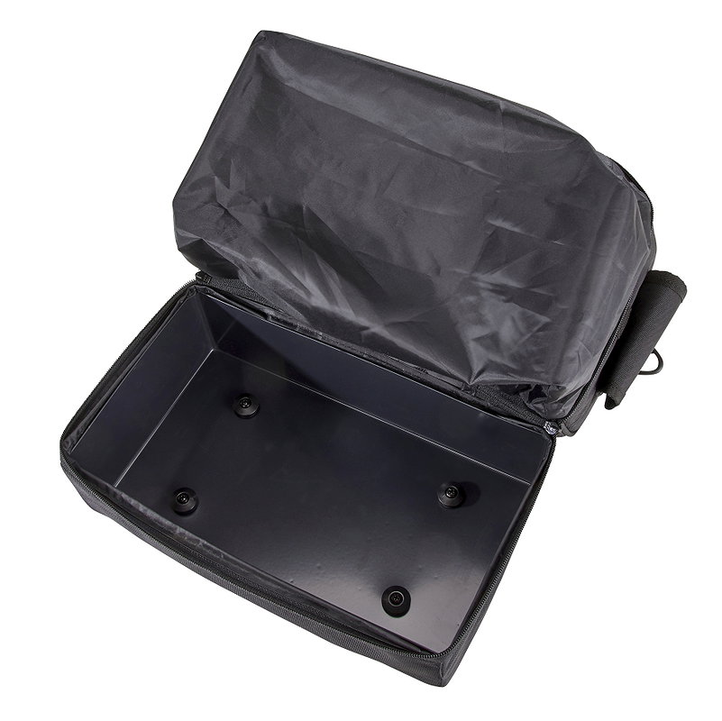 MATRIX Gepäckträgertasche Snapit schwarz/silber
