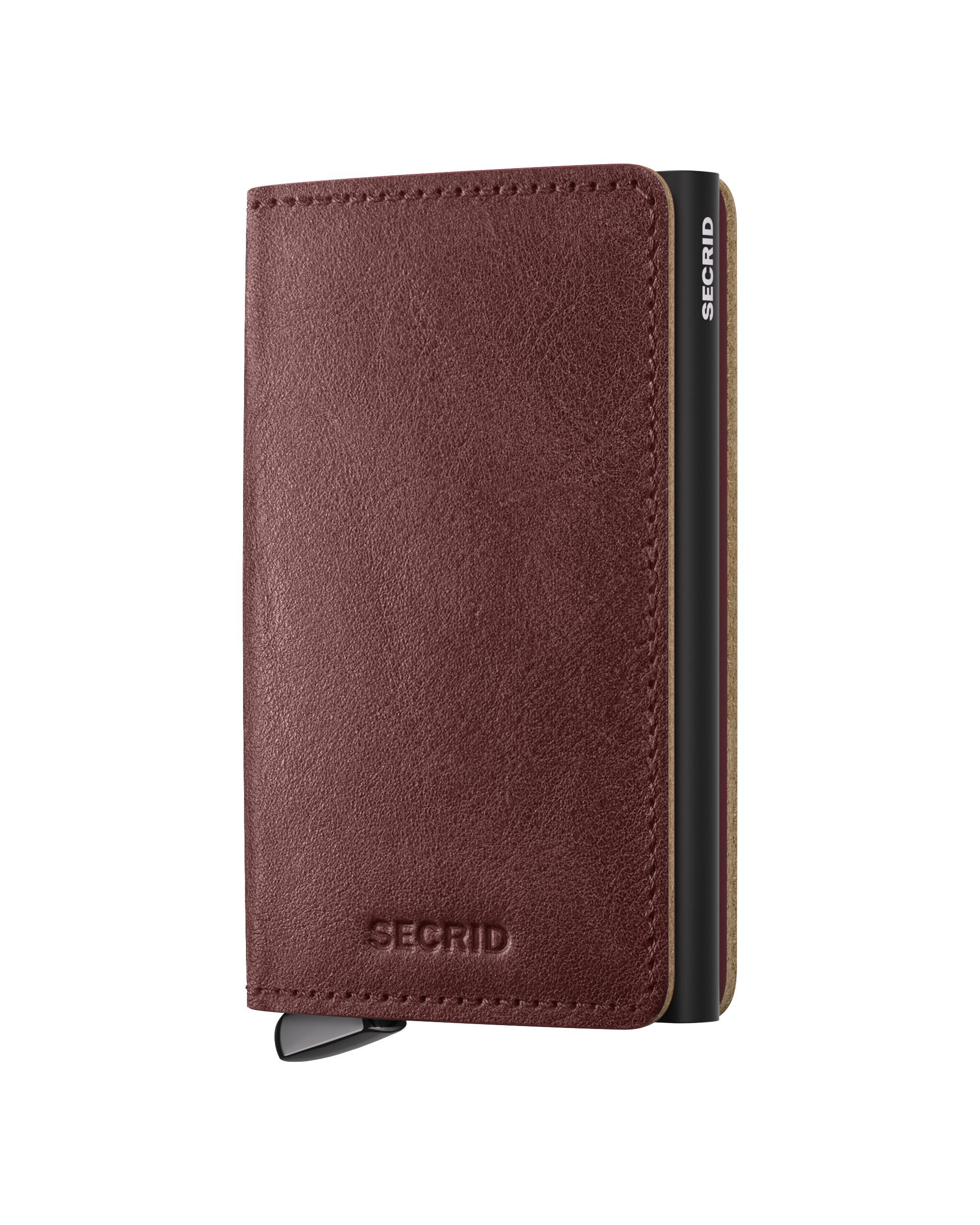 Secrid Slimwallet Basco Brown+ – Vorderansicht