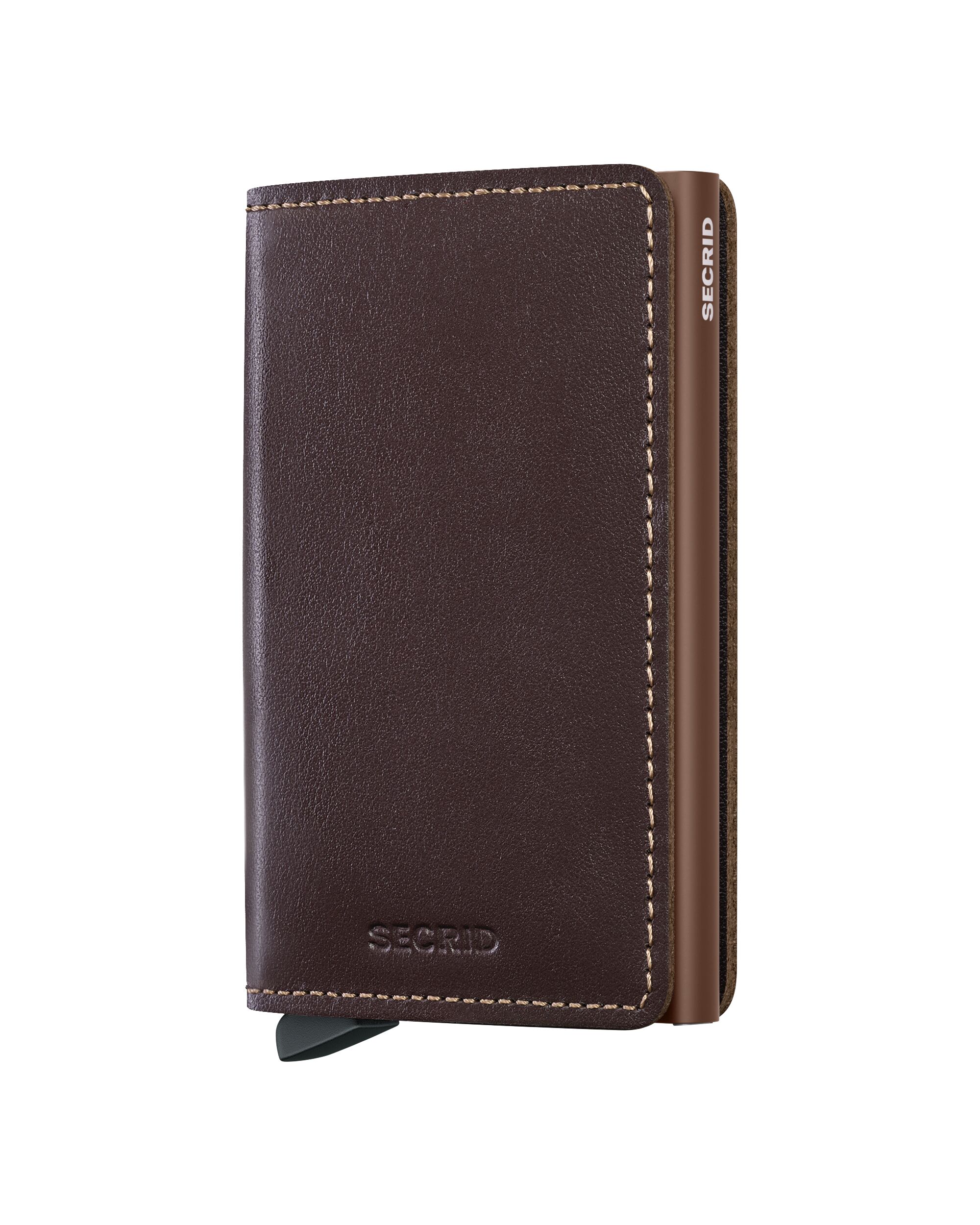 Secrid Slimwallet Original Chocolate – Vorderansicht