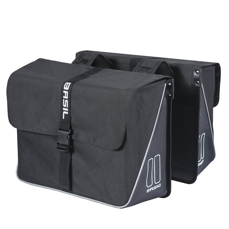 Basil Doppelpacktasche Forte schwarz