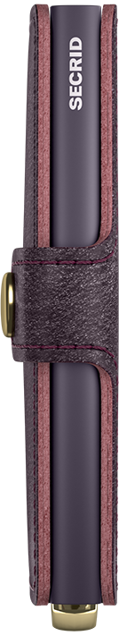 Secrid Miniwallet Basco Bordeaux+ – Seitenansicht