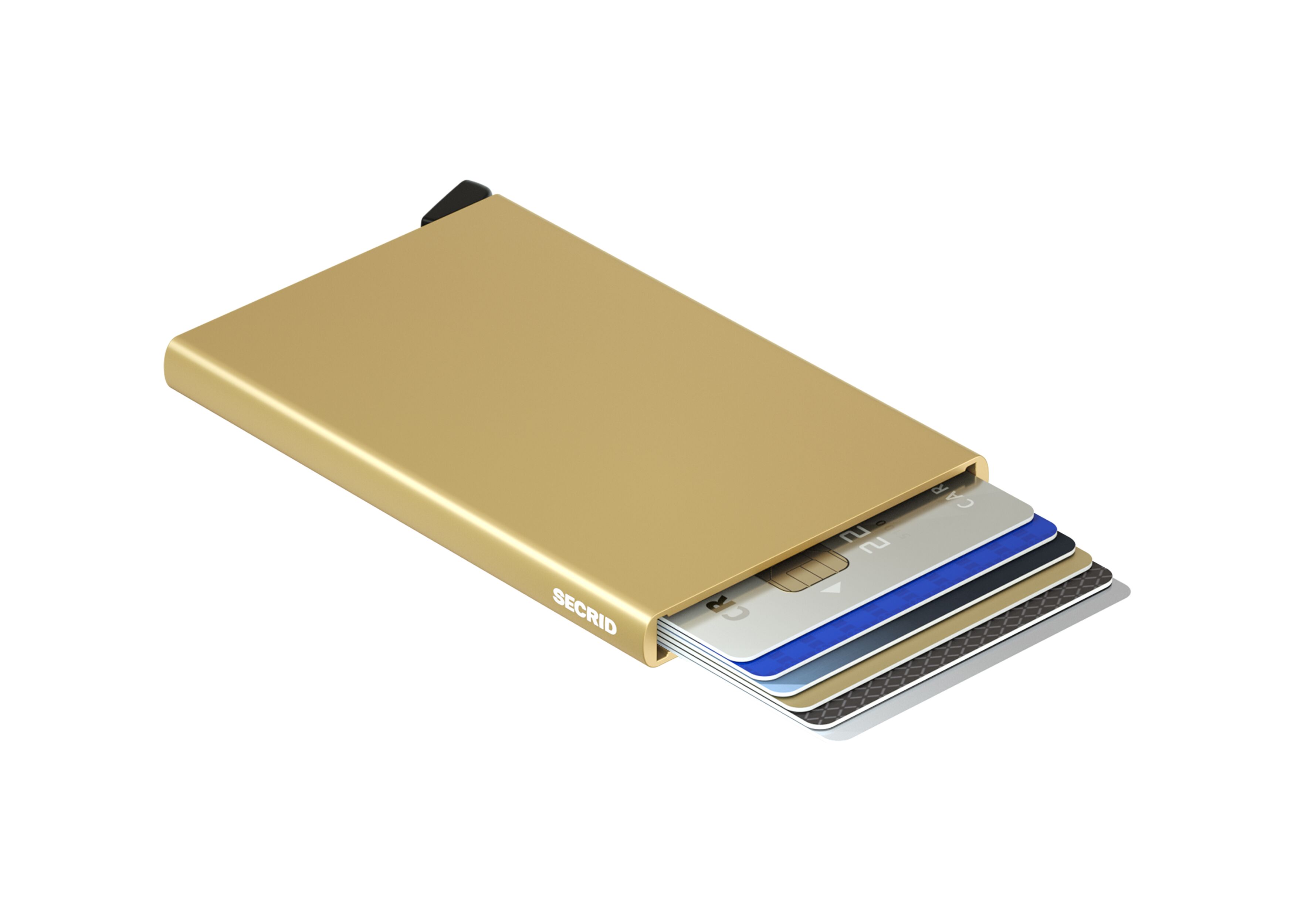 Secrid Cardprotector Gold – geöffnet