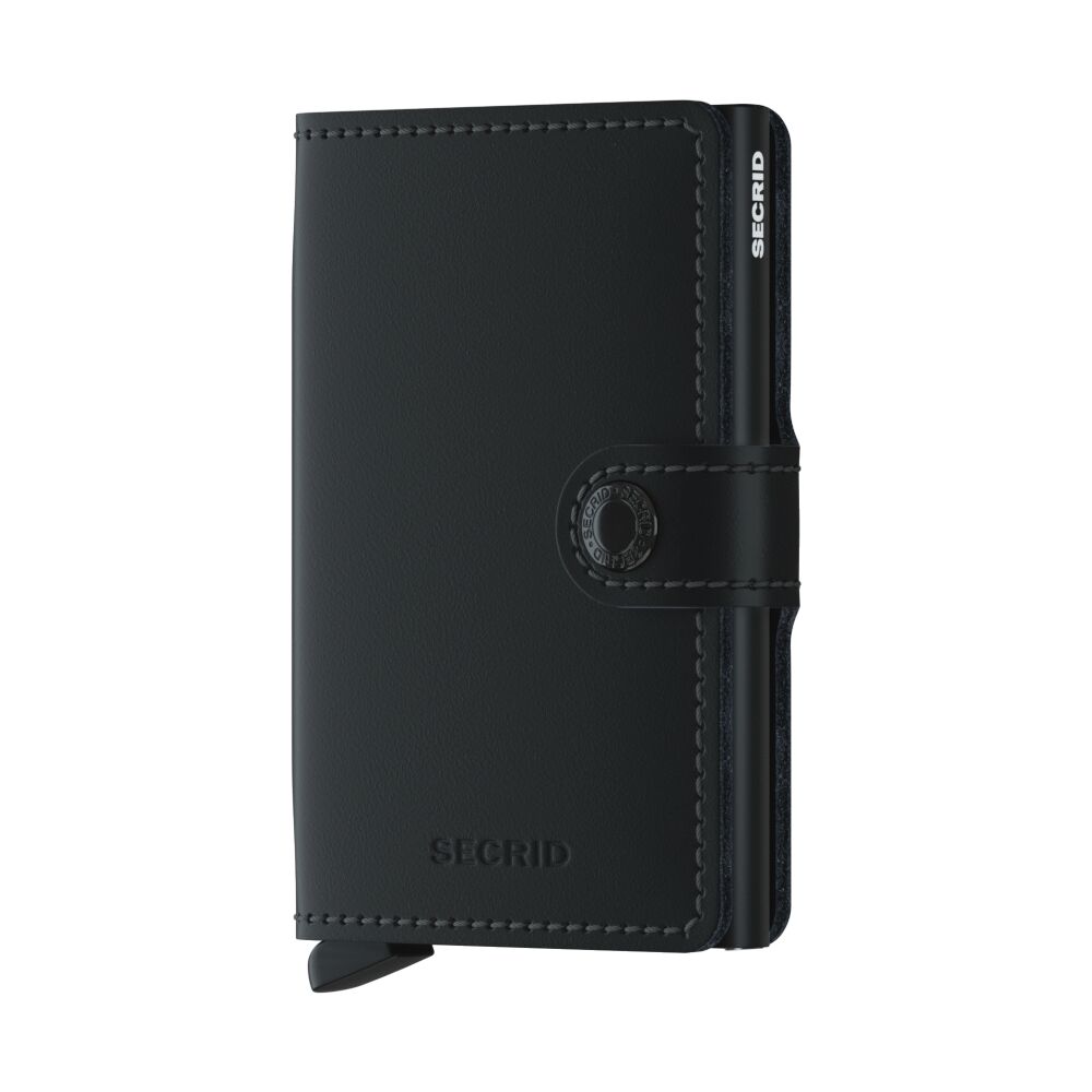 Secrid Miniwallet Matte Black – Vorderansicht