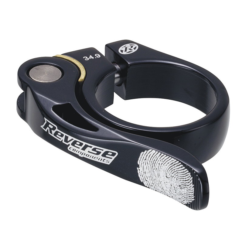 Reverse Sattelstützklemme Long Life 34,9 mm schwarz