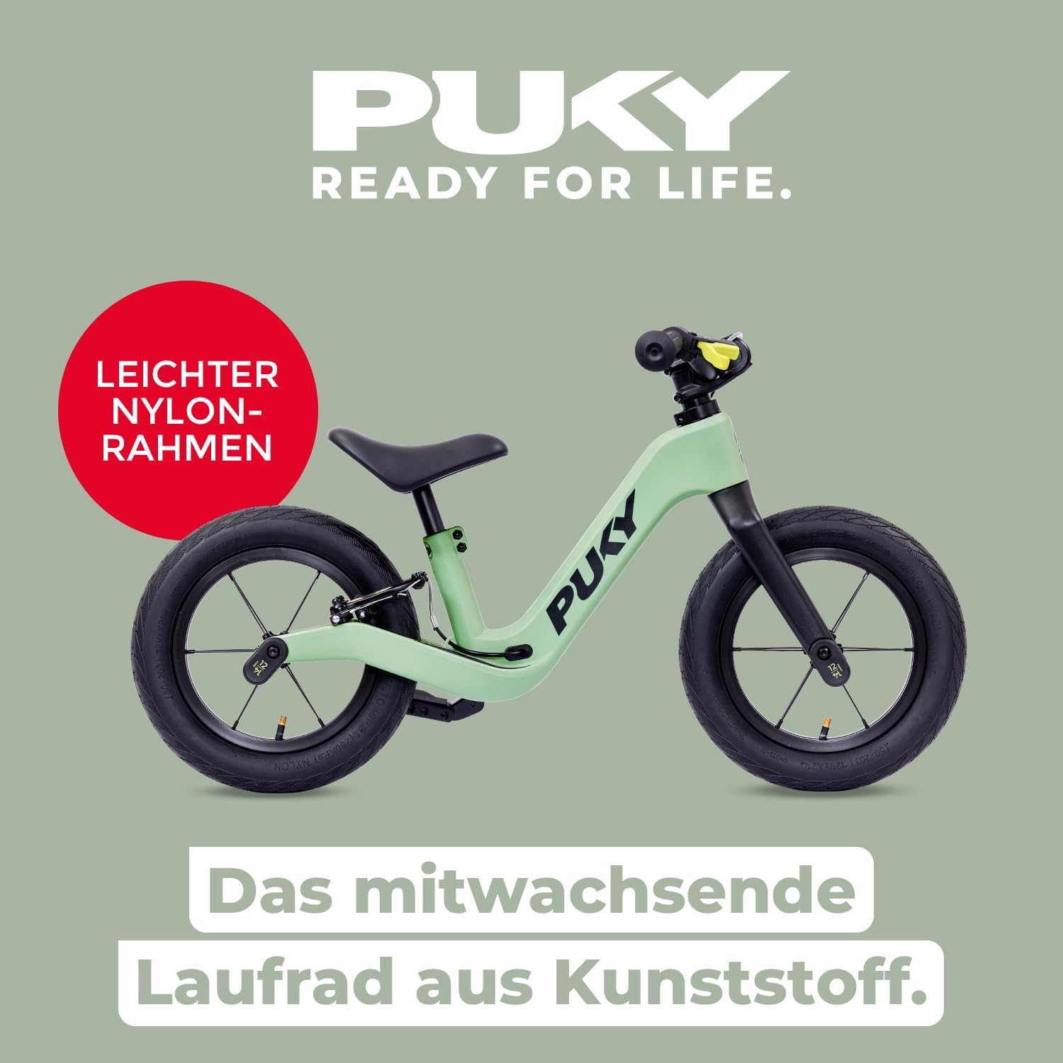 PUKY NEXT 12 Green/Black Laufrad 4146 2026