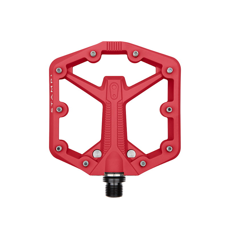 crankbrothers Plattformpedal Stamp 1 Gen 2 Large Größe L 43-49 rot SB-Verpackung