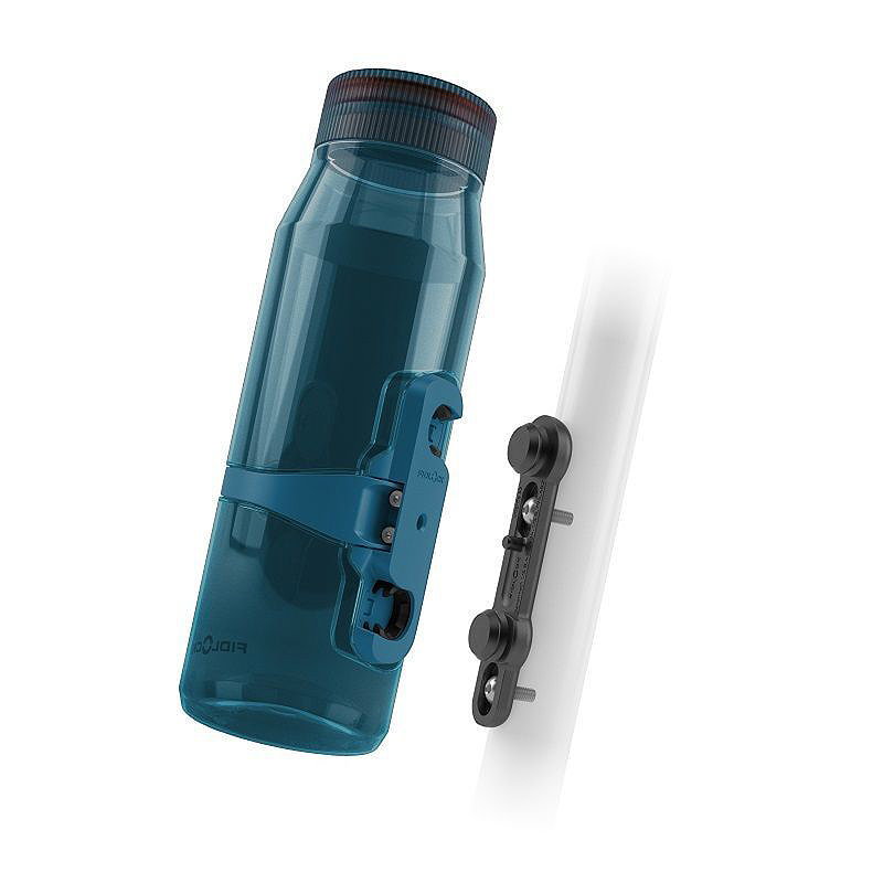 FIDLOCK Trinkflaschen Set TWIST Life inkl. bike base transparent blau 0,70 L