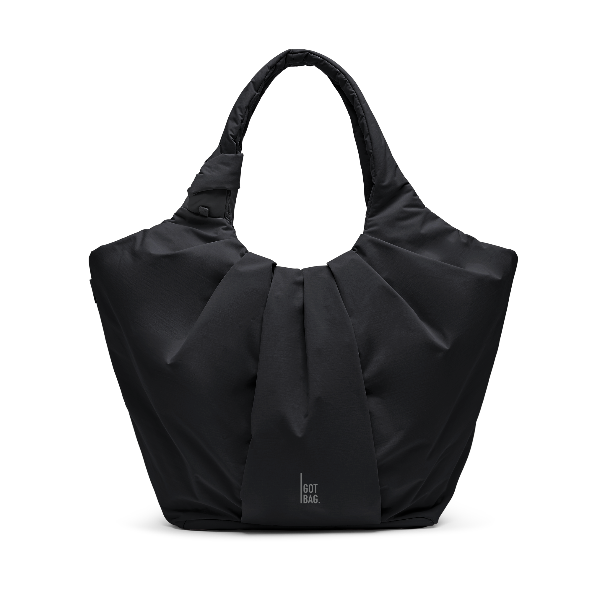 GOT BAG Pleat Tote Bag Black
