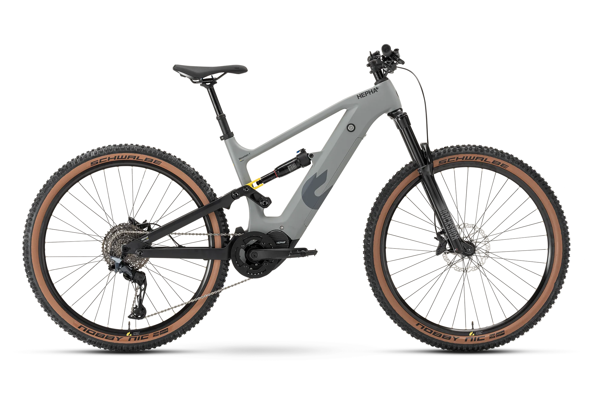 HEPHA Mountain 7 Carbon Performance Grey 90/708 M
