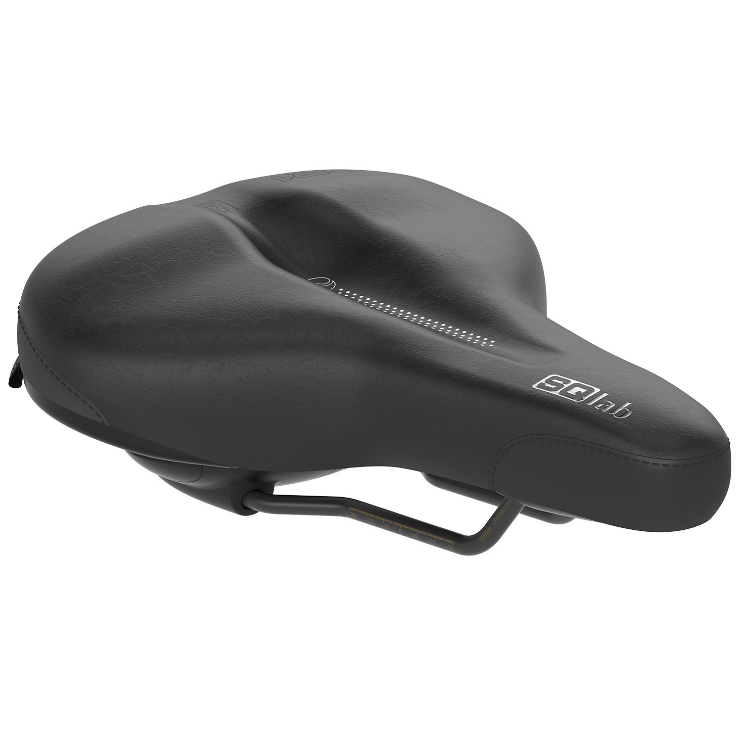 SQlab City Sattel 621 Ergolux Active 2.0 – Seitenansicht schräg