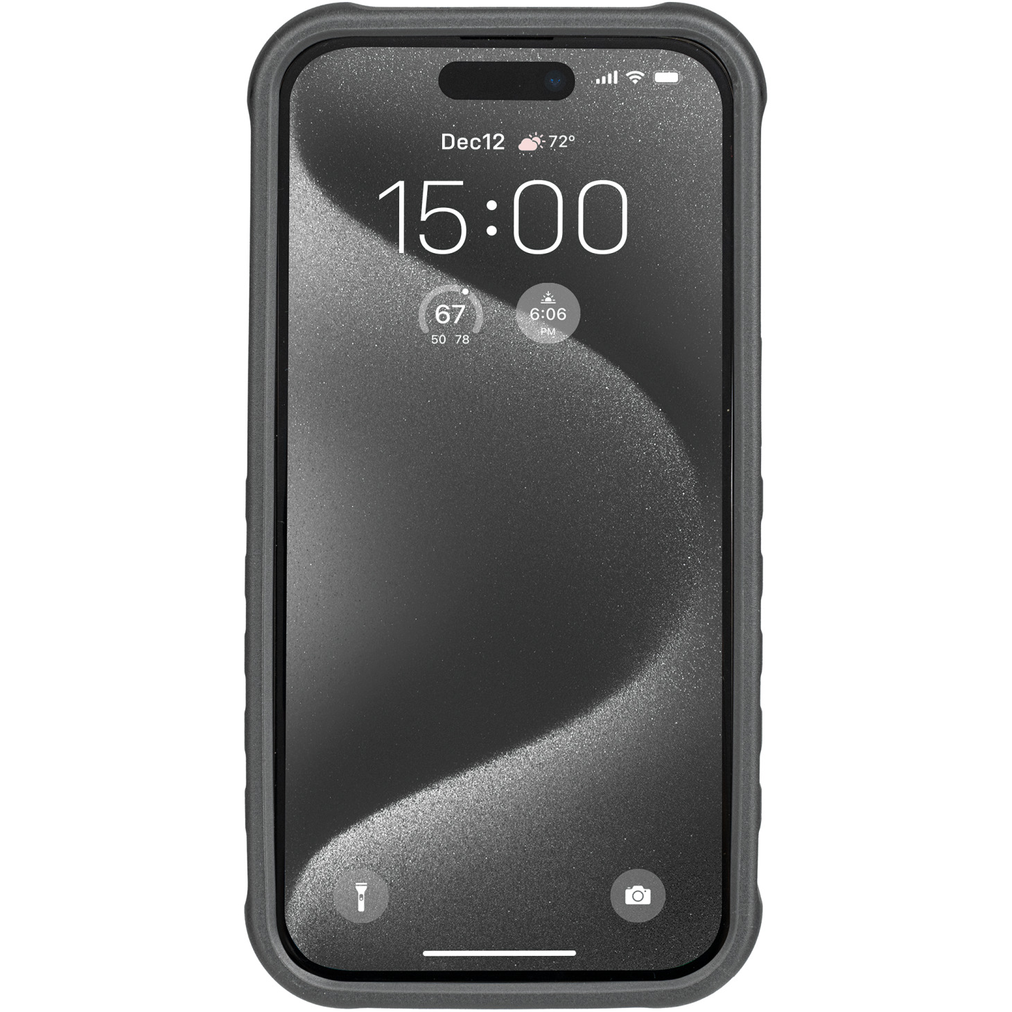 Topeak RideCase iPhone 15 Pro, Black/Gray, ohne Halter