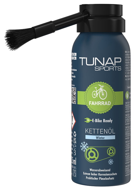 TUNAP SPORTS Kettenöl TS205 Winter 125 ml Sprühdose mit Dosierpinsel