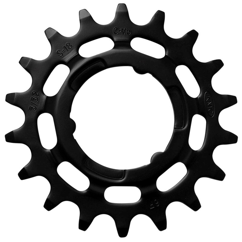 KMC Steckzahnkranz gekröpft für Shimano/Sram schwarz 1/2" x 3/32" 20 Zähne