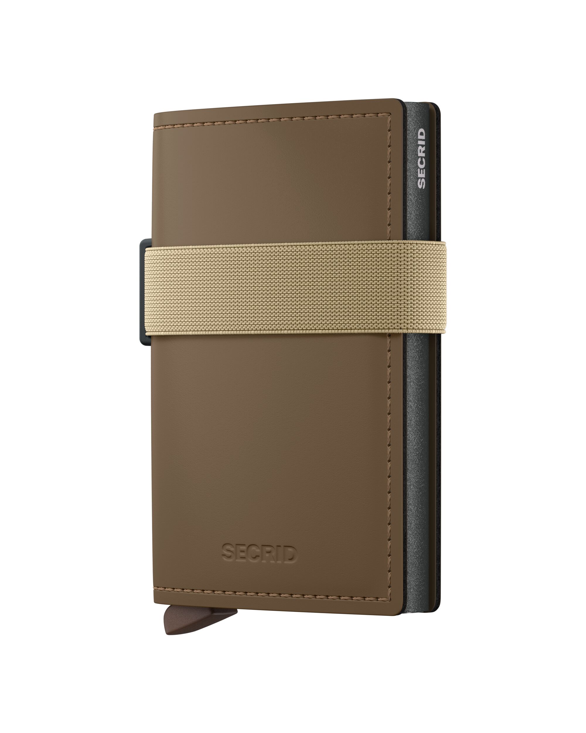 Secrid Bandwallet Matte Earth-Beige – Vorderansicht